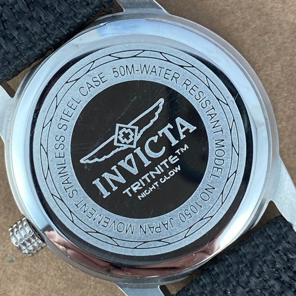 Invicta Tritnite Railroad Approved Watch Nylon Strap - Picture 6 of 8